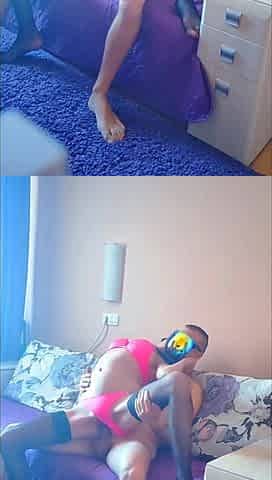 Shooting a static older slender pair at home