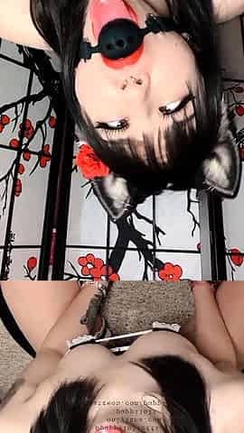 Sexy solo girl loving masturbation with toys