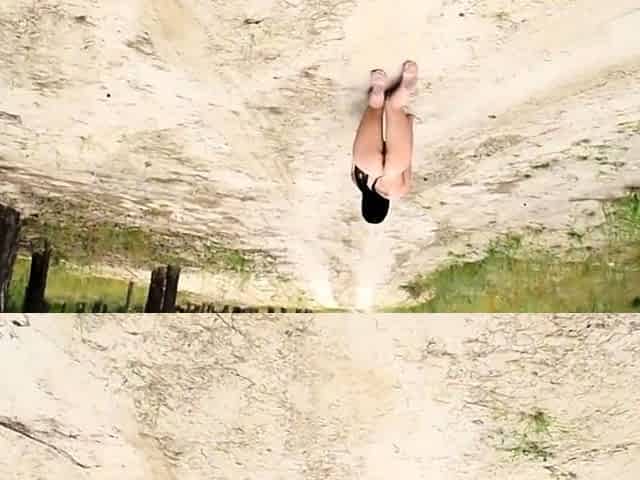 Naked Public Walk with a Naughty Twist