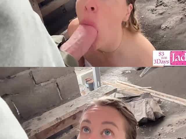 Big Ass Girl Pussy Pounded Hard By A Construction Worker On Site