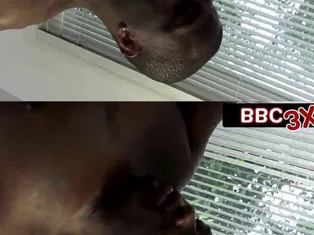 Large Loads on Large Titties After Hardcore Interracial Session