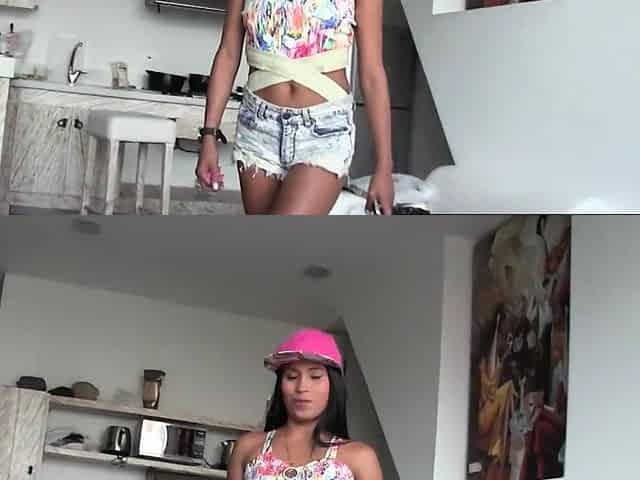 Petite big ass Latina rough cowgirl