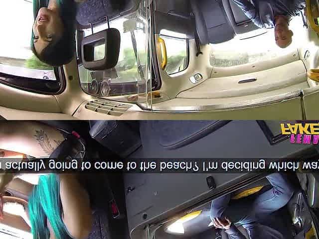 Her BUTT is banged hard by an Australian stud with a large jock - Female Fake Taxi