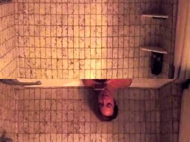 Cute amateur brunette naughty in solo jerking show on camera