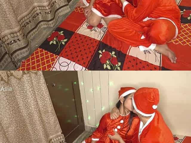 Desi Arousing Santa Gives Xmas Special Shagging