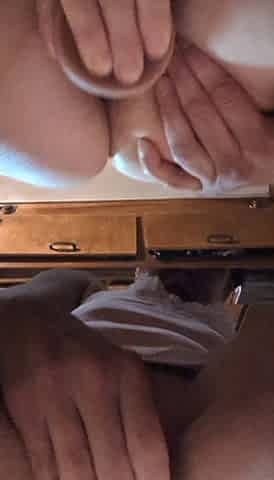 MILF GILF Standing Anal Fuck Dildo