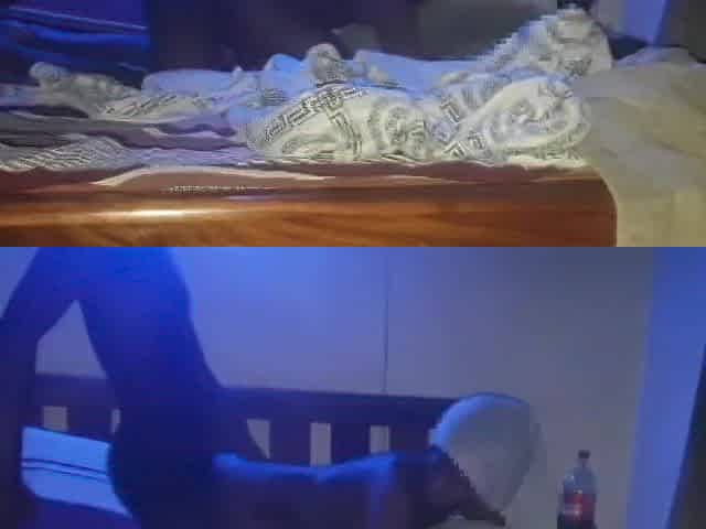 Hawt black experiencing doggy style mayhem
