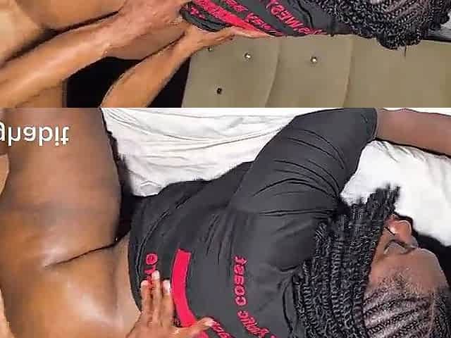 black matured large butt clapping
