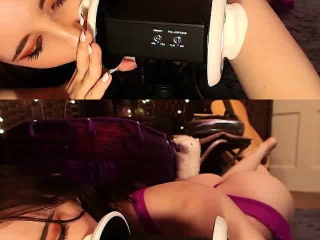 AftynRose ASMR Sensual Ear Licking Patreon Video