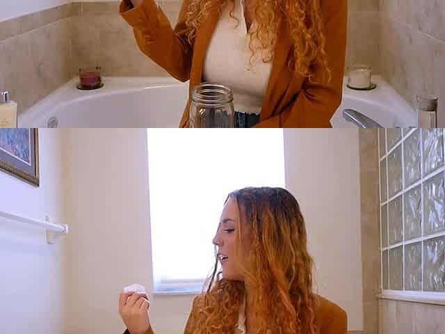 Great Big Boobs On Masturbating Redhead