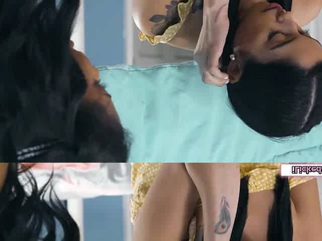 Black sweetheart facesitting her virgin latin babe room boy-friend