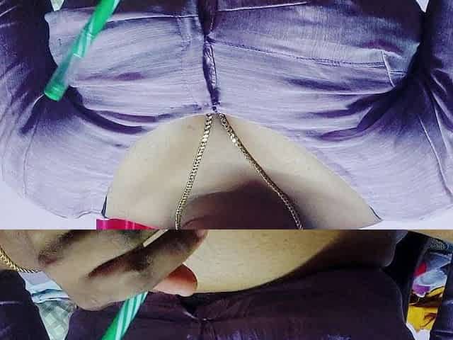 Huge Boobs Indian Bhabhi Strips Saree and Rough Sex with Devar Ji