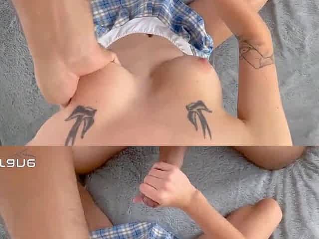Anal Creampie in Wet Butt Closeup