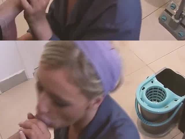 Better In The Bath 3 Blonde Cleaning Girl Enjoys Fucking In The Bathroom While She Works - Jools Brooke