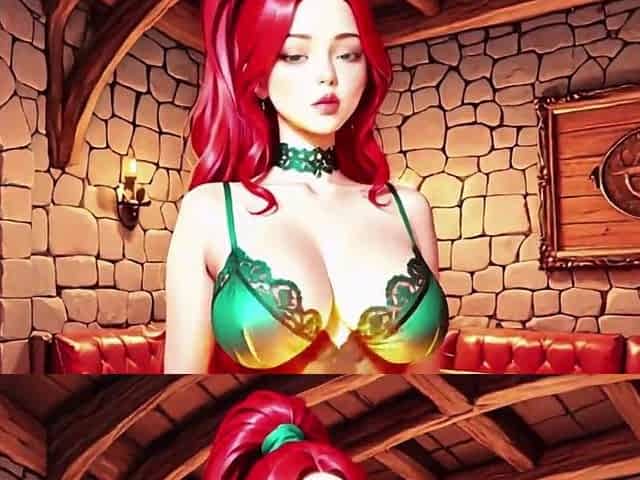 Divine Elixir - Dream Sorceress Summons a Dungeon Taskmaster for an Private Ritual AI Animation