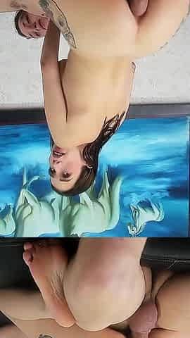 Intense Anal and Crazy Poses with a Very Naughty College Girl