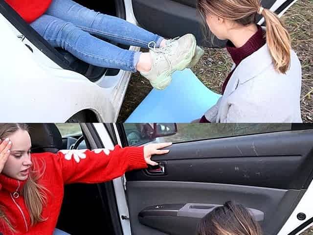 Lesbian foot fetish AD BS