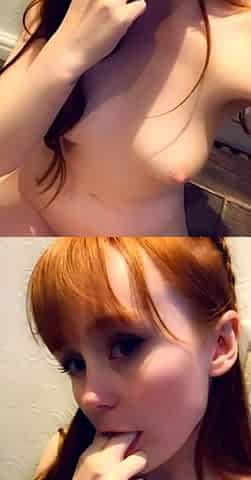 Amateur redhead Russian teen