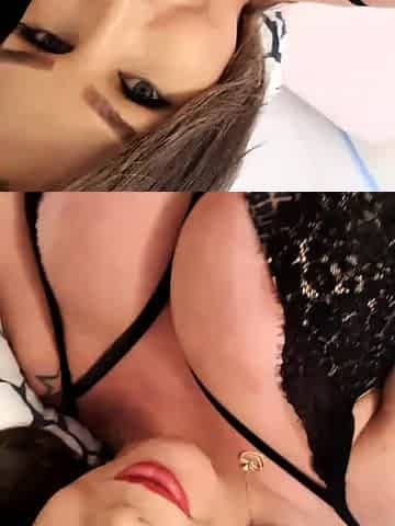 Nasty brunette pornstar with big boobs