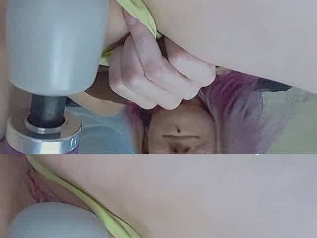 Sexy amateur blonde fingers and toys her wet pussy