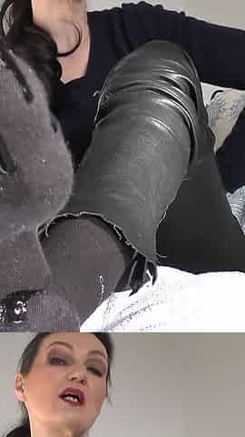 Lick Your Owner's Cum! Show Your Sock Love! Lady Victoria Valente