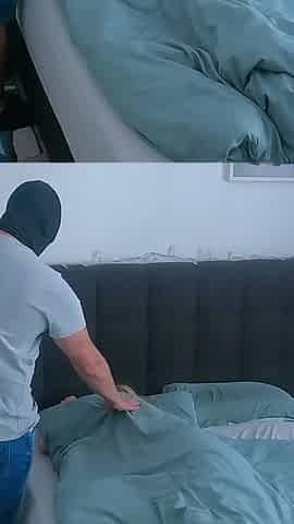 Roommate Woken up and Squirted in the Face!