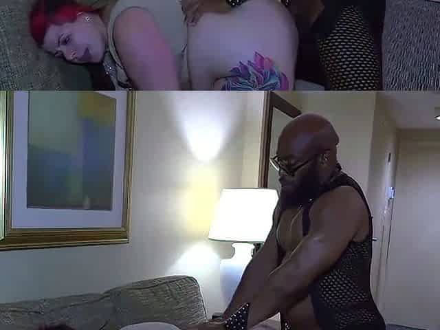 Redhead goth is into anal from big cock