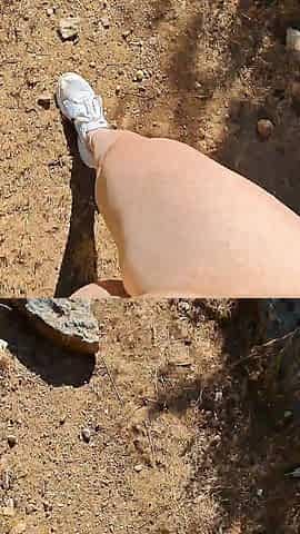 Latina Naked Outdoors Fucks Stranger with Cock Sleeve Forest