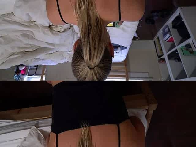 Busty amateur blonde gf hardcore sex with her bf