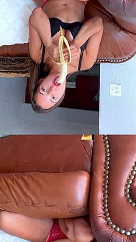 PUSSY BABE BRUNETTE masturbating