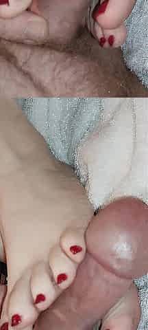Rubbing Hard jock on Soles of Feet, footjob, hawt big beautiful woman
