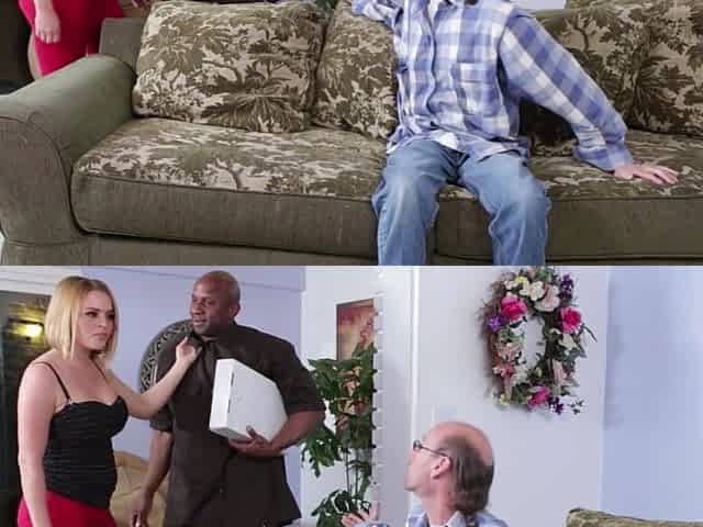 Krissy Cucks White Husband For Big Black Dick - Cuckold Interracial with Cumshot