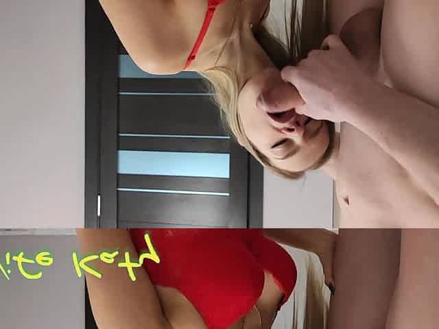 Fucked a Married Colleague After a Party and Finished on a Pretty Face