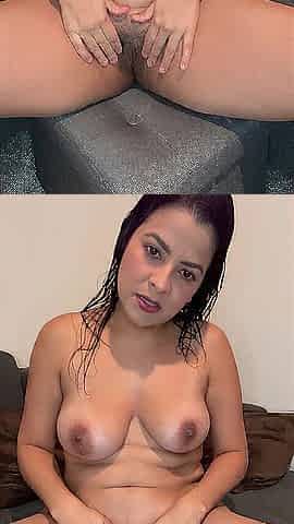 Having a precious time after taking a shower