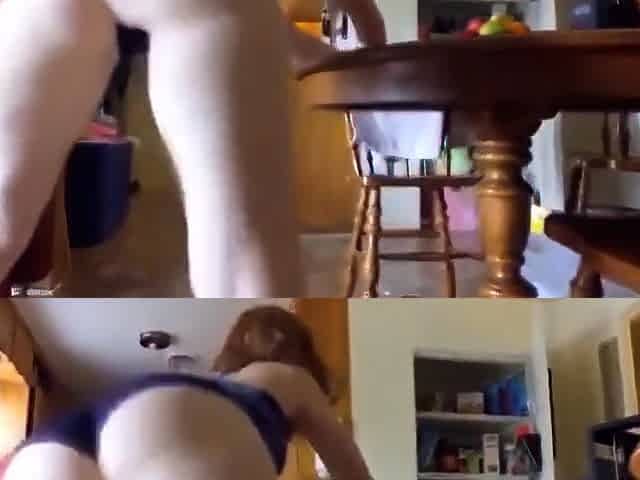 Redhead Ifrit Twerking Her Big Ass at Home