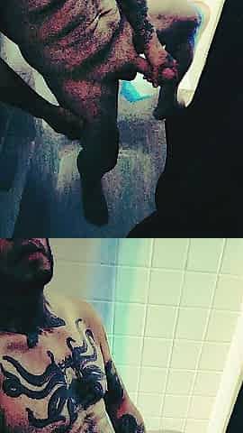 Amateur Dude Jerking Off in Shower