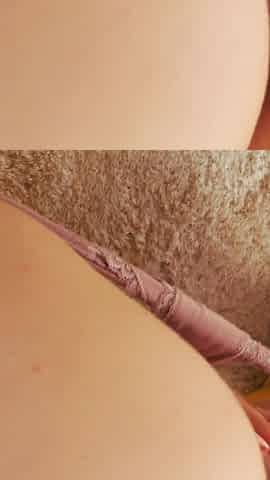 Stepsister's panties in my cum