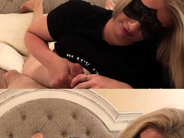 Amateur blonde vanessa cage gives pov blowjob