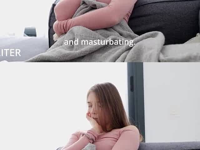 My neighbour is masturbating on the shared sofa. How should I interpret this?