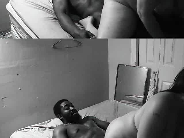 Wild hot thick butt white beauty breaks the daybed with bbc