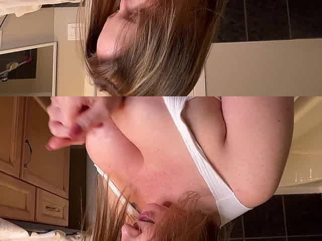 He Wants Nipple Sucking so We Fuck and Covers Me in Cum