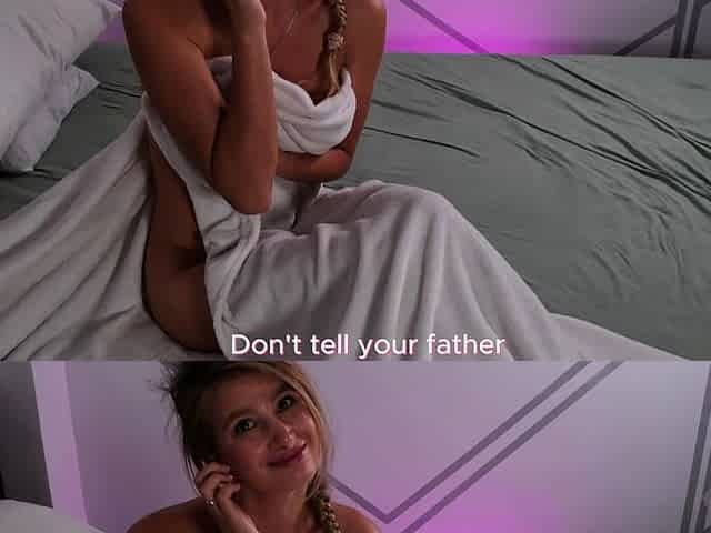 Caught step-mom jerking off.Full video