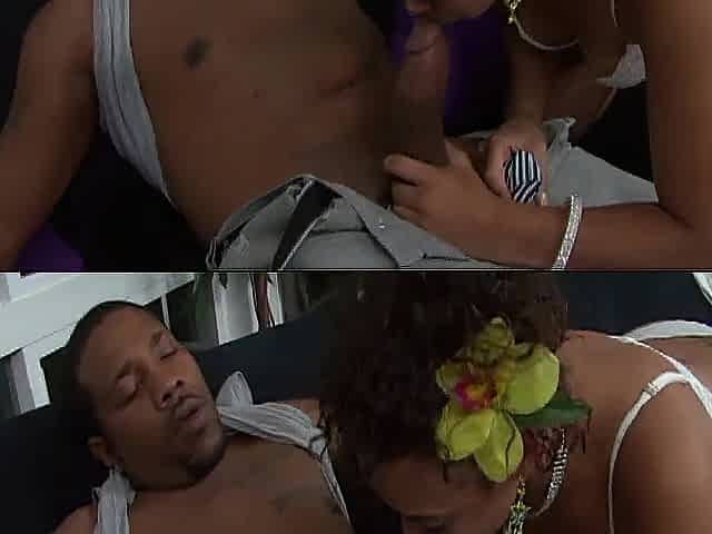 That babe likes sucking and riding large ebony jocks