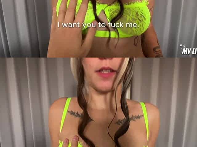 I Can't Believe My Eyes, My Horny Stepmom Undressed and Asked to Fuck Her