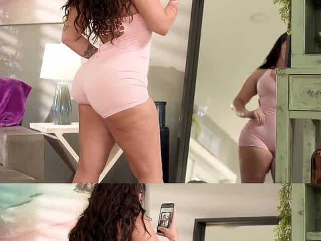 BBW tries sexy outfits in erotic Solo - Bang