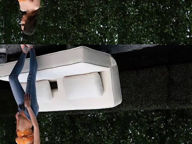 POV blowjob footjob handjob with Karla Kush eating cum
