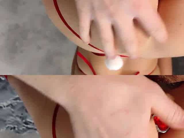 Hot blonde wife anal creampie after deepthroat blowjob