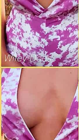 Wifey likes to be nasty in public