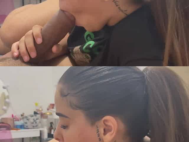 Hot Brazilian PAWG lands monster cock up in her mouth and pussyhole