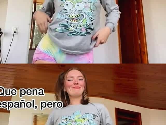 Spanish JOI with a Big Ass Gringa Blonde